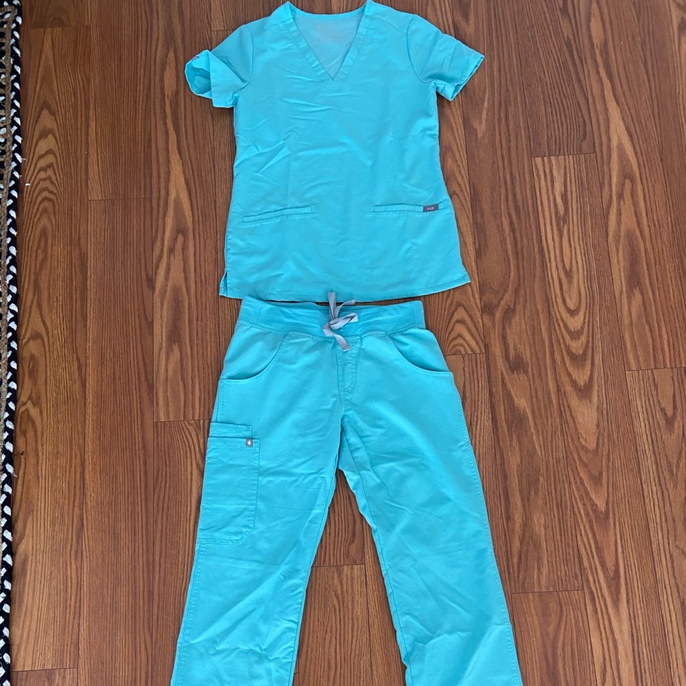 Figs Scrubs XXS / XS Aqua